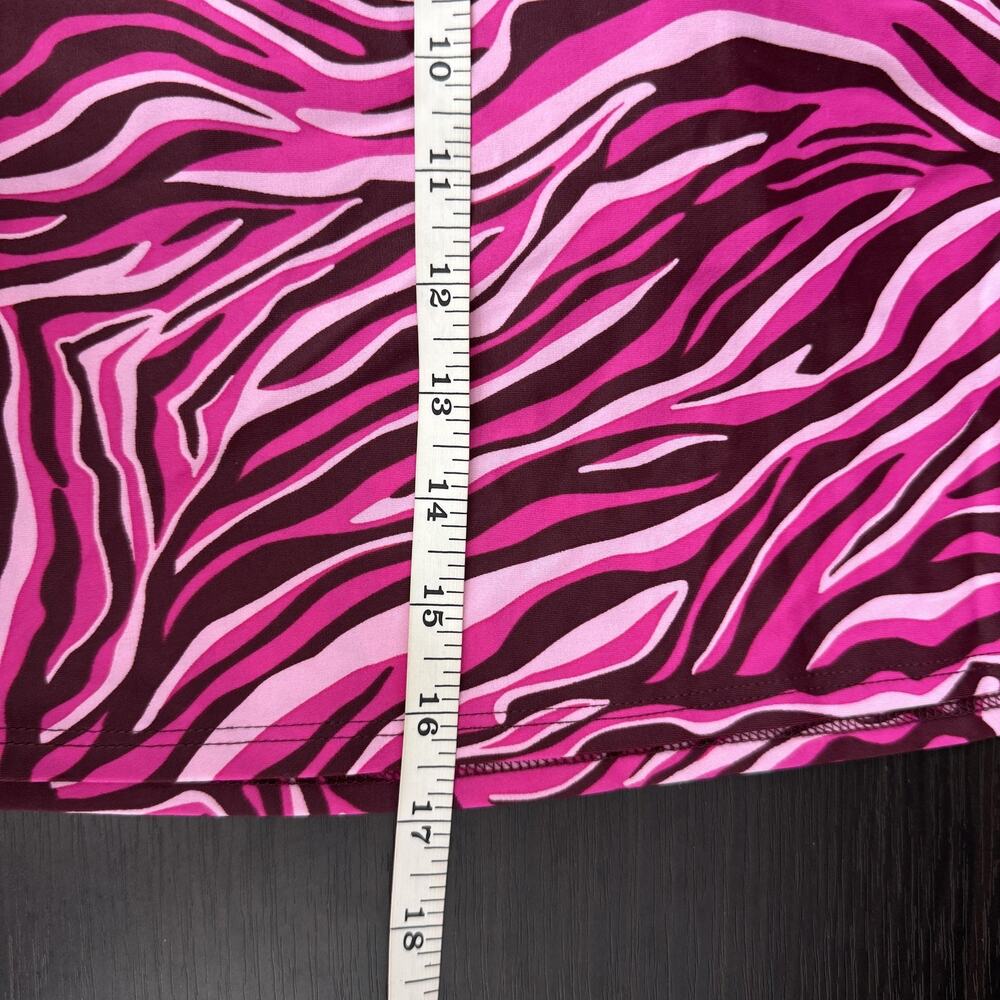 Jude Connally Skort Womens XS Pink Zebra Print Pull On Golf Tennis Pickleball - Picture 9 of 10